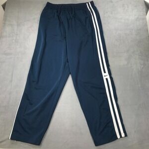 Vintage Nike Track Pants Mens XL Blue Y2K Wide Leg Baggy Loose Hip Hop Warmup